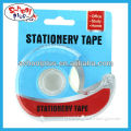 Bopp stationery tape with dispenser are ideal for school and office use, light packing, reinforcing documents and files.